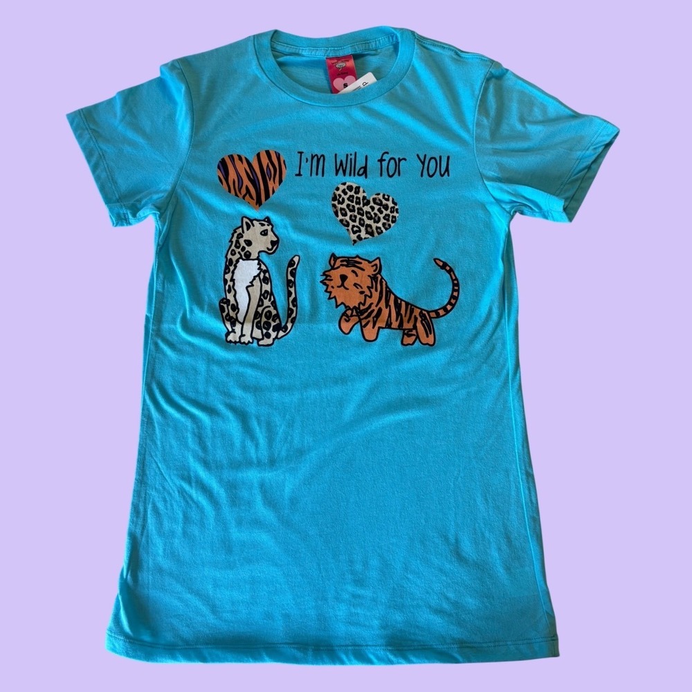 Y2K Delias Im Wild For You Graphic Baby Tee Scene #18